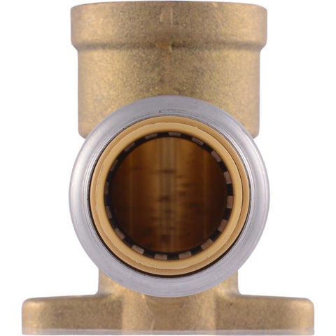 SharkBite Push to Connect 1/2 in. PTC each X 1/2 in. D FIP Brass 90 Degree Drop Ear Elbow