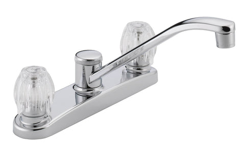 Peerless Classic Two Handle Chrome Kitchen Faucet