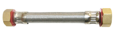 Ace 3/4 in. FIP x 3/4 in. Dia. FIP Stainless Steel Water Heater Supply Line 12 in.