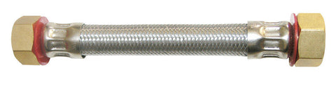 Ace 3/4 in. FIP x 3/4 in. Dia. FIP Stainless Steel Water Heater Supply Line 1.5 ft.