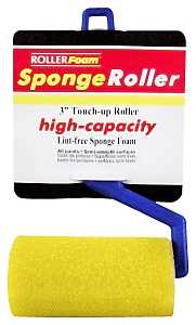 RollerLite High-Capacity 3PF-038 Mini Roller Assembly, 3/8 in Nap, Foam Cover, 3 in L Roller