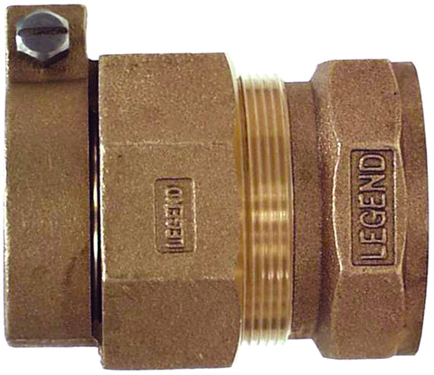 Legend T-4305NL Series 313-280NL Pipe Connector, 1 x 3/4 in, Pack Joint x FNPT, Bronze, 100 psi Pressure