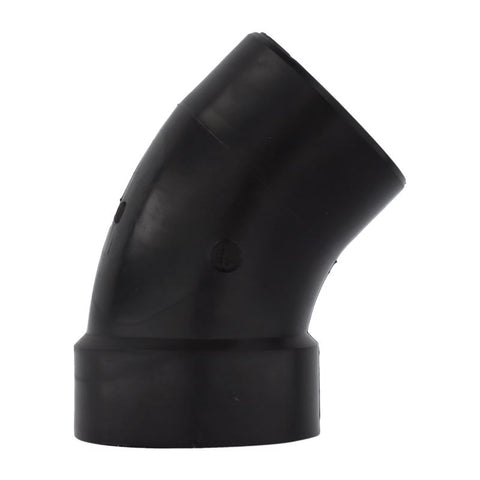 Charlotte Pipe 4 in. Hub X 4 in. D Spigot ABS 45 Degree Elbow