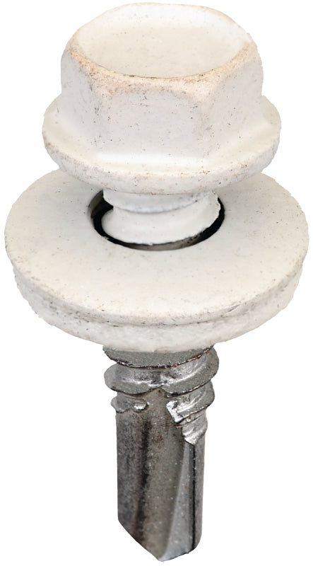 Acorn SW-MM141W250 Screw, #14 Thread, Hex Drive, Steel, Powder-Coated ...