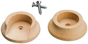 Waddell 408 Closet Pole Socket, Hardwood, Pack of 40