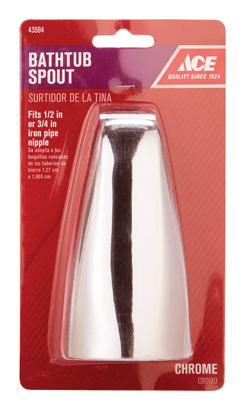 Ace Bathtub Spout Chrome Plated Finish