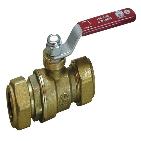 Mueller Ball Valve 1/2 in. Compression Brass Packing Gland