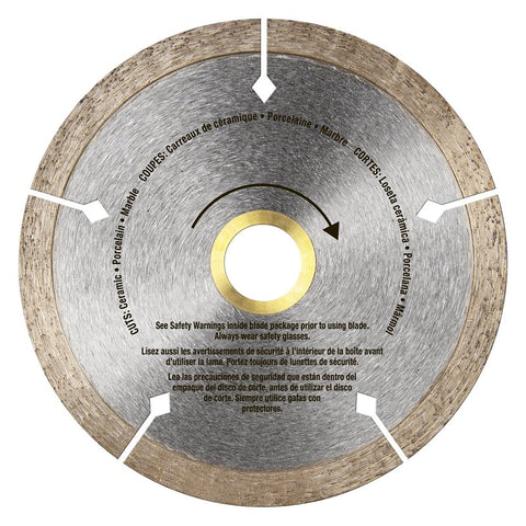 QEP Black Widow 6-4008BW Blade, 4 in Dia, 5/8 in, 20 mm, 7/8 in Arbor, Thin Rim