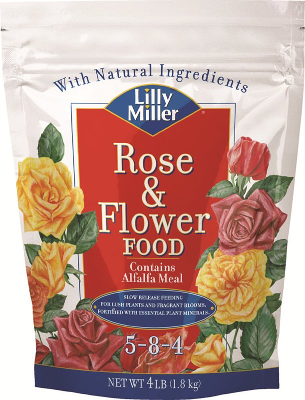 Lilly Miller 100528816 Rose and Flower Plant Food, 4 lb Bag, Granular ...