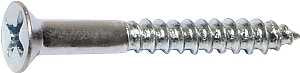 Midwest Fastener 02537 Screw, #6 Thread, 1 in L, Coarse Thread, Flat Head, Phillips Drive, Sharp Point, Steel, Zinc