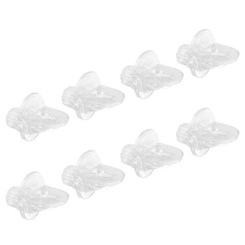 Prime-Line 819-4383 Mini Shelf Support Peg 12 lb, Plastic, Clear, Pack of 6