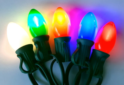 Santas Forest 24710 LED Filament Retro Light Set, 25-Lamp, LED, Multi-Color, 25000 hr Average Life, 17 ft L