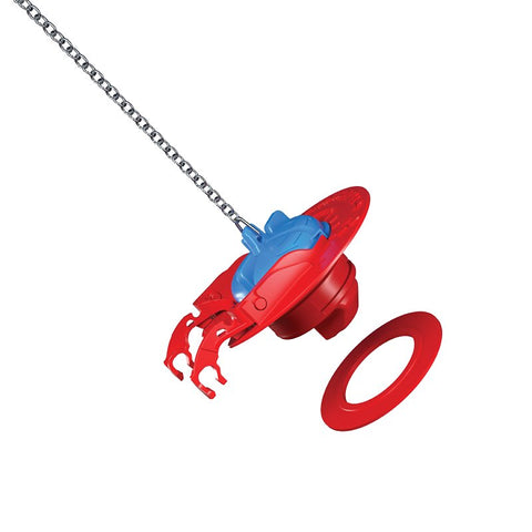 Fluidmaster 523A-009-T4 Adjustable Flapper, Plastic/Rubber, Multi-Color, For: 2 in and 3 in Flush Valves