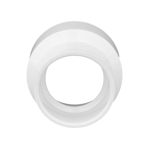 Charlotte Pipe Schedule 40 3 in. Hub X 4 in. D Hub PVC Reducing Coupling 1 pk