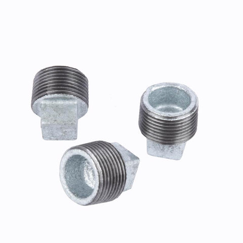 STZ Industries 2-1/2 in. MIP each Galvanized Malleable Iron Plug