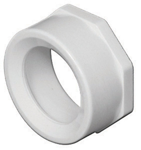 Charlotte Pipe 4 in. Dia. x 3 in. Dia. Spigot To Hub Schedule 40 PVC Flush Bushing