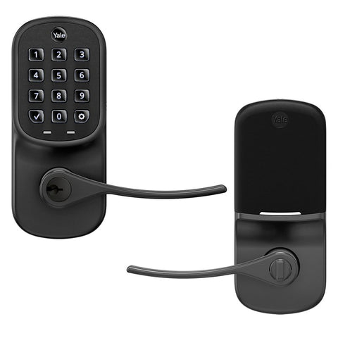 Yale YRL216-NR-BSP Door Lock, Oil-Rubbed Bronze, Residential, Grade 2 Grade, Metal, Lever Handle, Yes, Universal Hand