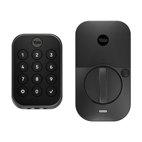 Yale Assure Lock 2 Series YRD430-BLE-BSP Key-Free Keypad with Bluetooth, Grade 2 Grade, Zinc, Black Suede
