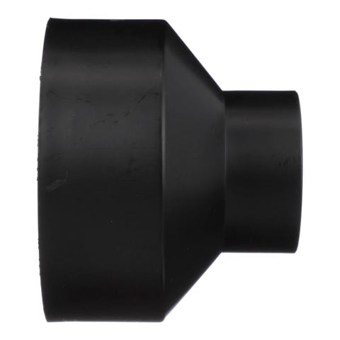 Charlotte Pipe 2 in. Hub X 3 in. D Hub ABS Coupling