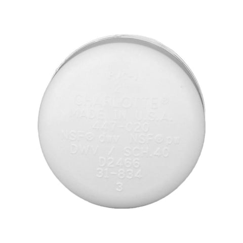 Charlotte Pipe Schedule 40 1/2 in. Slip PVC Cap 10 pk