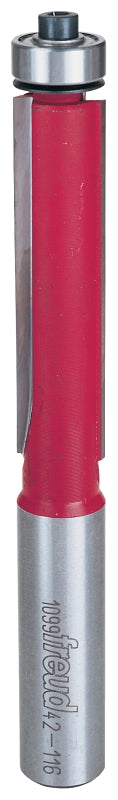 Freud 42-116 Series Router Bit, 1/2 in Dia, 1/2 in Dia Cutter, 4-3/8 in OAL, 1/2 in Dia Shank, 2-Cutter, Carbide
