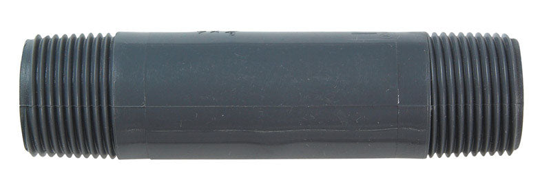 B & K 3/4 in. Dia. x 3/4 in. Dia. x 4 L MPT To MPT Schedule 80 PVC Pip ...