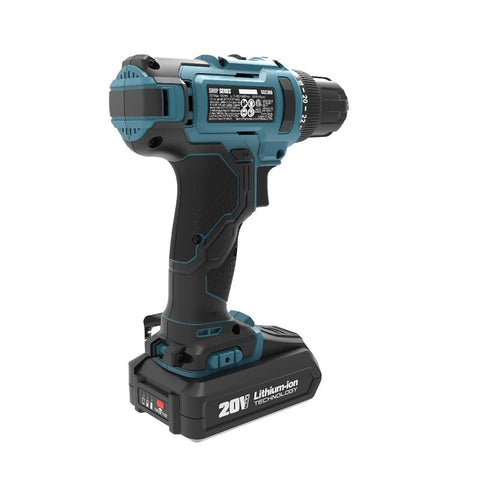 ShopSeries SS2388K Drill/Driver with Project Kit, Battery Included, 20 V, 2 Ah, 3/8 in Chuck