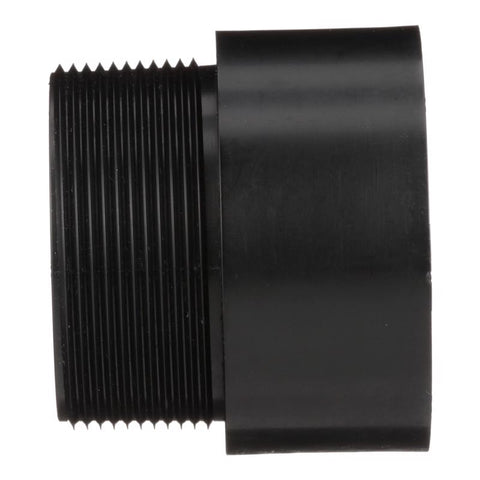 Charlotte Pipe 4 in. MPT X 4 in. D Hub ABS Adapter