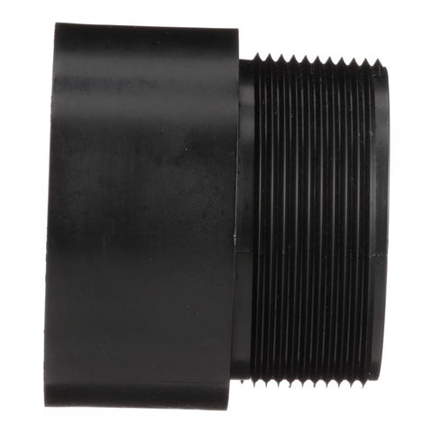 Charlotte Pipe 4 in. MPT X 4 in. D Hub ABS Adapter