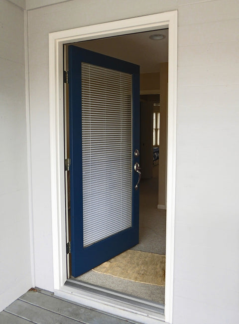 Frost King ST26HRA Top Threshold, 1 in H, 36 in L, 3 in W, Aluminum/Vinyl, Silver