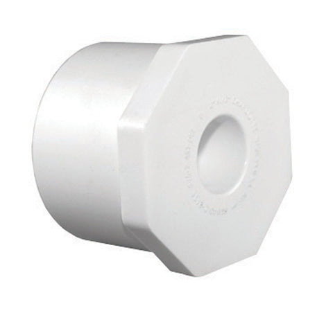 Charlotte Pipe 1 in. Dia. x 3/4 in. Dia. Spigot To FPT Schedule 40 PVC Reducing Bushing