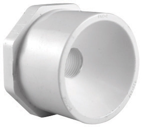 Charlotte Pipe Schedule 40 1-1/2 in. Dia. x 1 in. Dia. Spigot To Slip PVC Reducing Bushing