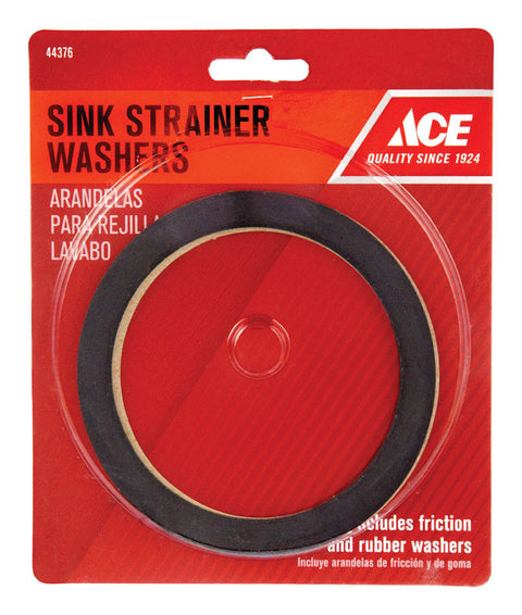 Ace 3-1/2 in. Dia. Rubber Basket Strainer Washer 1 pc.