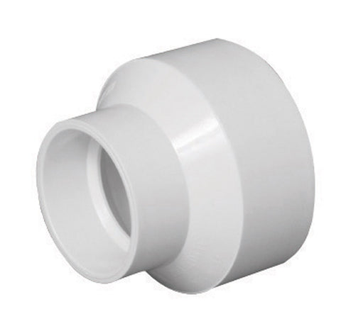 Charlotte Pipe 1-1/2 in. Dia. x 2 in. Dia. Schedule 40 Hub To Hub PVC Reducing Coupling