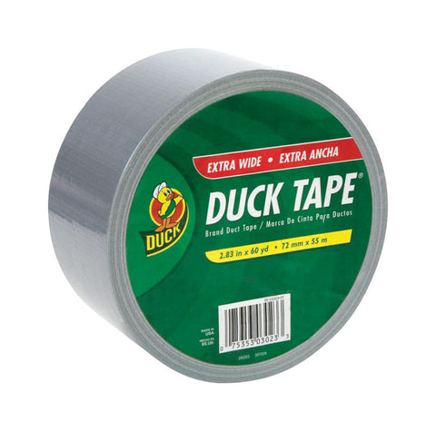 Duck Brand Duct Tape 2.83 in. W x 60 yd. L Gray