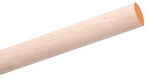 Waddell 6416UB Dowel Rod, 1 in Dia, 48 in L, Aspen Wood