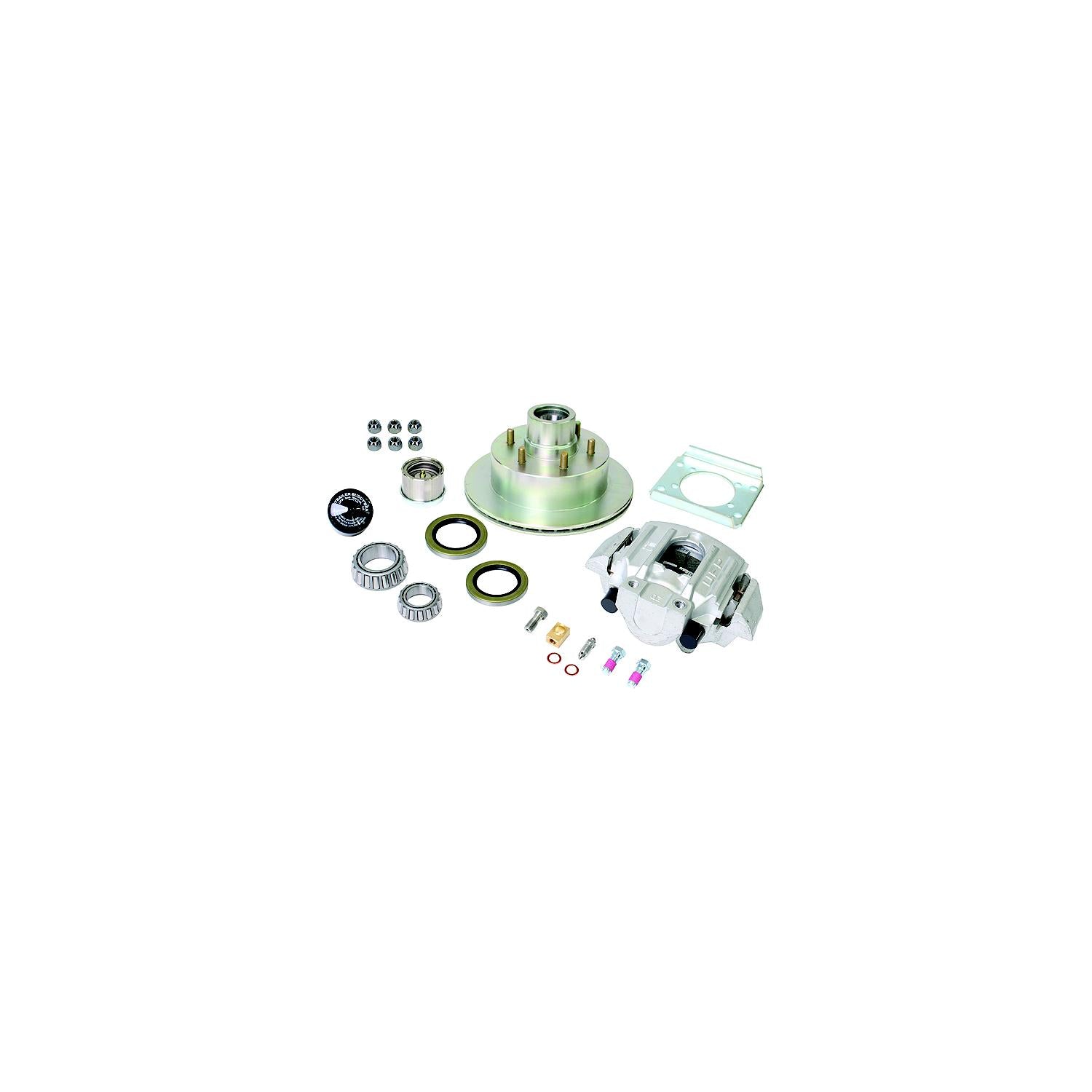 UFP Zinc+ Hub, Zinc+ Ventilated Rotor And Aluminum Caliper Kit – Shell ...