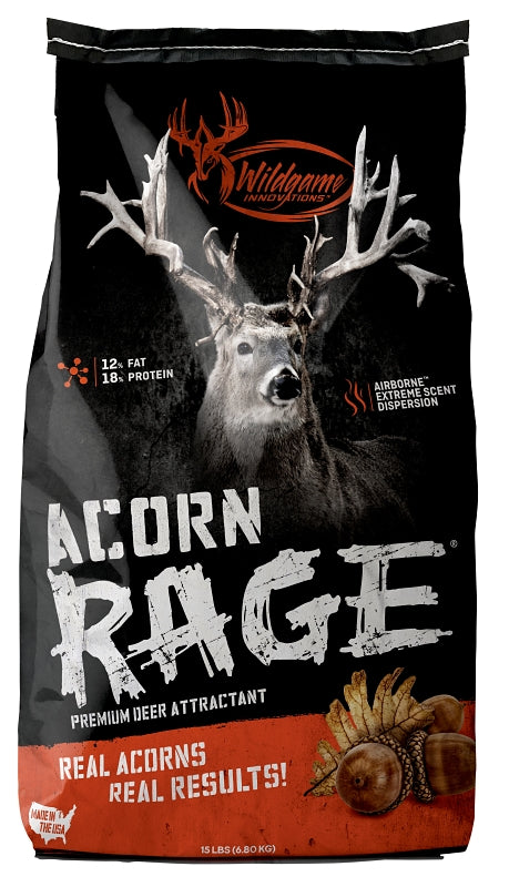 Wildgame INNOVATIONS Acorn Rage Series WLD452 Deer Attractant, 15 lb B ...
