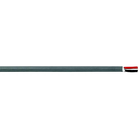Cobra Wire B6G16T21100FT Tinned Copper Round Duplex Wire, 16/2, 100', Gray