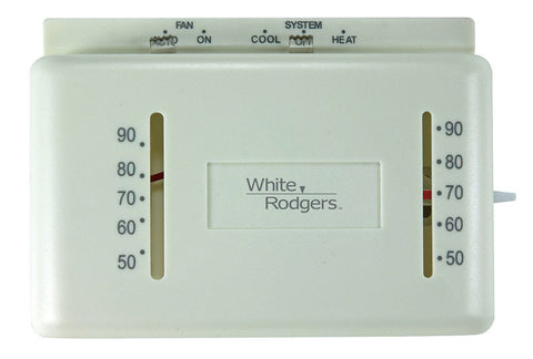 White Rodgers 3-1/2 in. H x 4-1/2 in. W Economy Thermostat