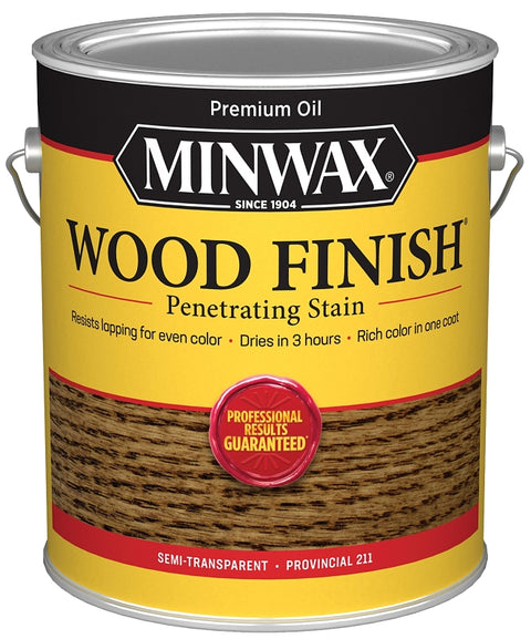 Minwax Wood Finish 710720000 Wood Stain, Provincial, Liquid, 1 gal, Can, Pack of 2