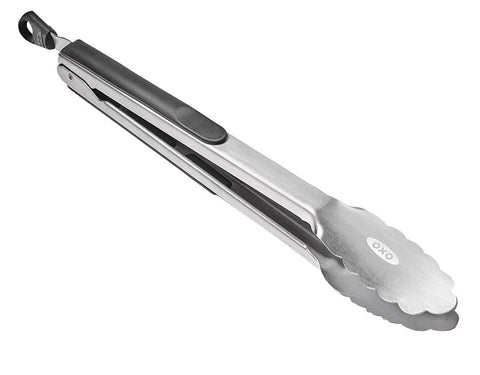 Good Grips 28581V4 Locking Tong, 12 in L, Stainless Steel
