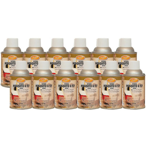 Country Vet 342033CVA Mosquito and Fly Spray, Liquid, Clear, Characteristic, 6.9 oz Aerosol Can