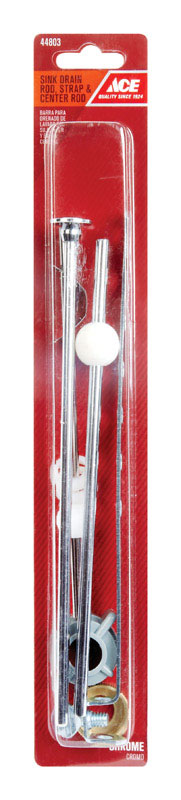 Ace Sink Drain Rod and Strap Brushed