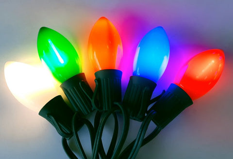 Santas Forest 25910 LED Filament Retro Light Set, 25-Lamp, LED, Multi-Color, 25000 hr Average Life, 17 ft L
