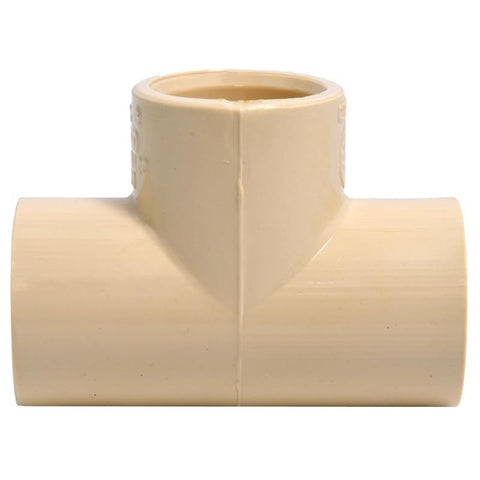 Charlotte Pipe FlowGuard 1/2 in. Socket in. X 1/2 in. D Socket CPVC Tee 10 pk