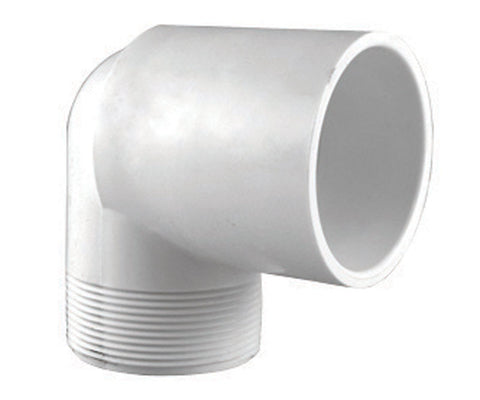 Charlotte Pipe 1 in. Dia. x 1 in. Dia. Schedule 40 MPT To Slip 90 deg. PVC Street Elbow
