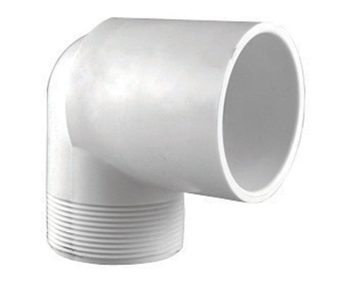 Charlotte Pipe 1-1/4 in. Dia. x 1-1/4 in. Dia. Slip To MPT 90 deg. Schedule 40 PVC Street Elbow