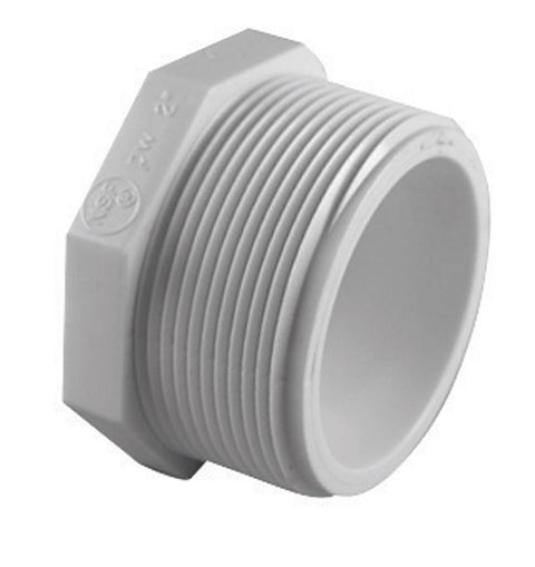 Charlotte Pipe 1/2 in. Dia. Schedule 40 MPT To MIPT PVC Plug