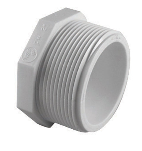 Charlotte Pipe 1-1/4 in. Dia. MPT To MIPT Schedule 40 PVC Plug